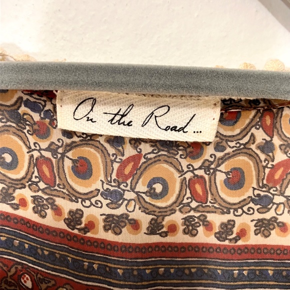 Sheer Paisley Boho Blouse with Bell Sleeves - Picture 8 of 9